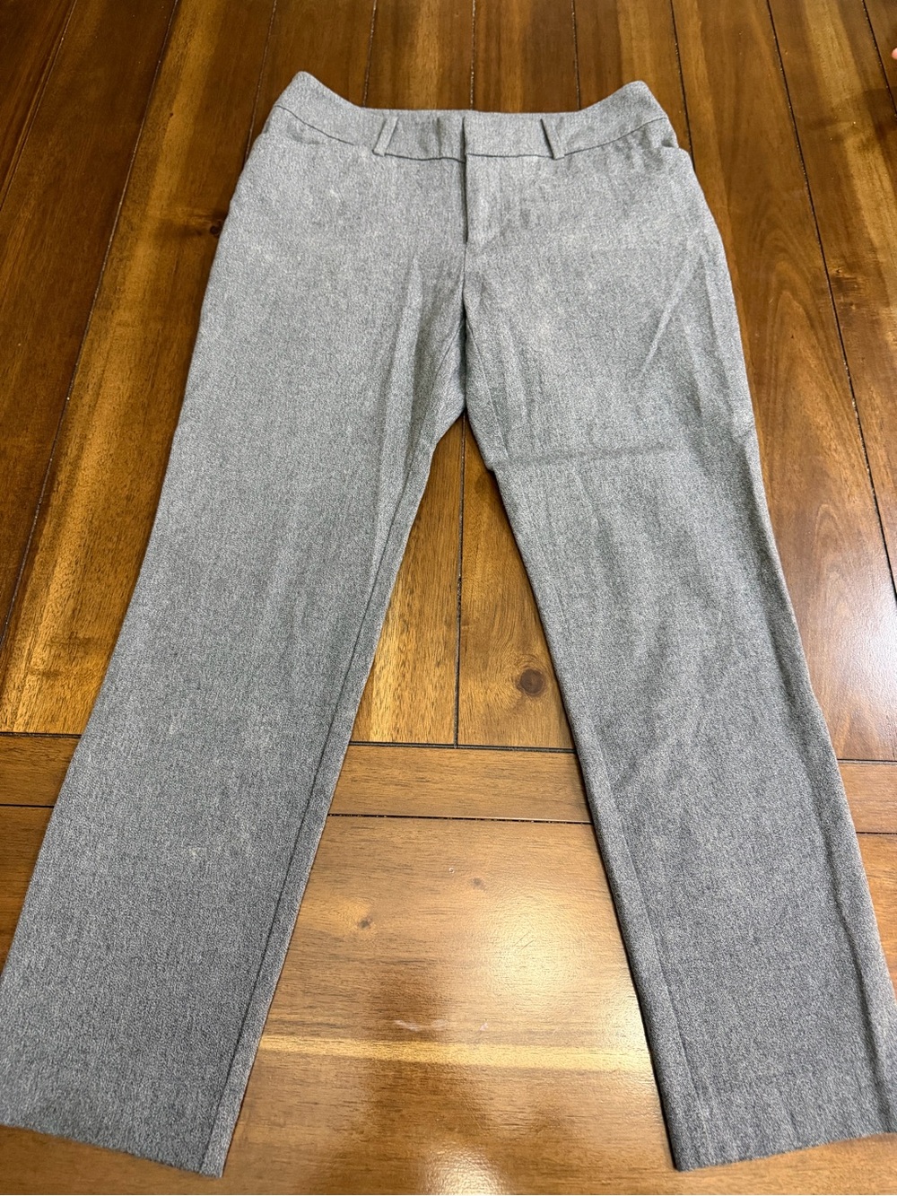 A New Day Women's Gray Heathered Stretch Dress Pants Trousers Size 2